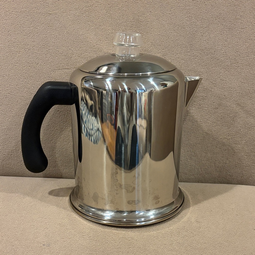 Farberware Stainless Steel Coffee Percolator with Black Handle Yosemite series - Picture 4 of 11